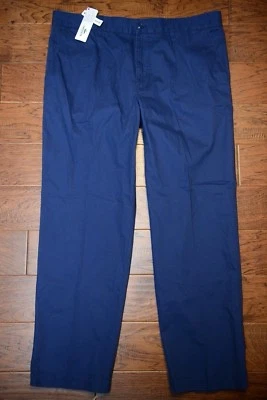 Lacoste Men's Regular Fit Dark Blue Cotton Chino Pants Big & Tall W40 L35 EU 50 - Image 1 of 4