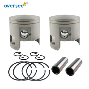 2pcs 66T-11631 Piston STD Set For Yamaha Outboard Motor 2T Parsun 40HP E40MH 40X - Picture 1 of 5