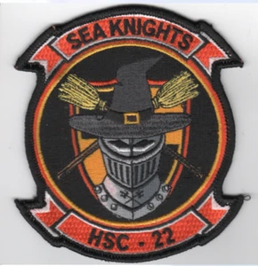 4.5" NAVY HSC-22 SQUADRON THANKSGIVING EMBROIDERED PATCH - Picture 1 of 1