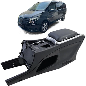 Do Mercedes Vito Automat W447 2014- Premium Konsola środkowa Podłokietnik Czarny - Zdjęcie 1 z 10