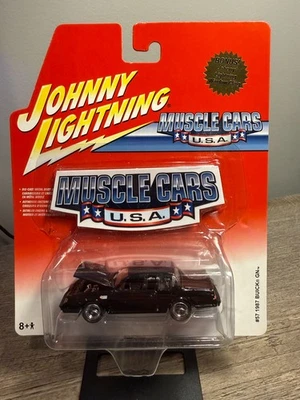 Johnny Lightning Muscle Cars USA #57 1987 Buick Grand National GN Black 1:64 NIP - Image 1 of 4