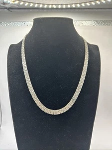 Herren Kette Halskette silberfarben aus Edelstahl Länge 19 cm - Bild 1 von 3