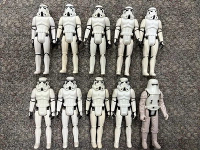 + 复古 肯纳 星球大战 1977 年冲锋队 10 件套 军队建造者 — 第 1/4 张图片