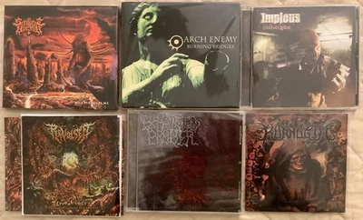 5 CD 1 DVD DEATH METAL SENTIENT HORROR ARCH ENEMY IMPIOUS REVULSED EXHAUSTED OOP - Image 1 of 4