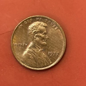 1977 Lincoln One Cent ** RIM ERROR ** NICE FIND! - Picture 1 of 8