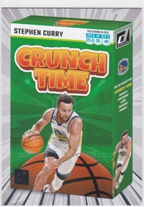 STEPHEN CURRY Steph Golden State Warrior NBA Basketball Card DONRUSS CRUNCH TIME - Picture 1 of 2
