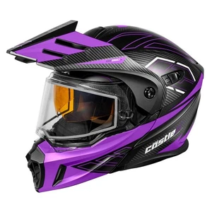 Castle X Matte Black/Grape CX950V2 Fierce Snow Helmet 3316860XL - Picture 1 of 4