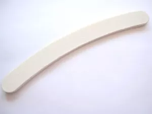 "POLAR" 180/180 PROFESSIONAL Curved Cushioned WHITE EMERY BOARDS - 50 PACK - Picture 1 of 1
