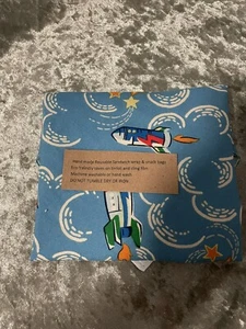 Cath Kidston ROCKETS Reusable Sandwich Wrap Bag - Mat Eco Friendly Washable - Picture 1 of 4