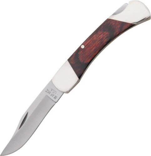 Bear & Son Folding Pocket Knife Lockback Rosewood 205r