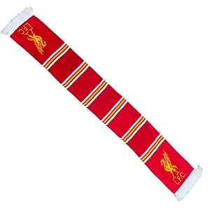 Liverpool FC Offizieller Retro Streifen Schal Schals LFC Geschenk - Bild 1 von 1