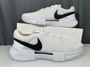 Nike Zoom GP Challenge 1 Men 9 Hard Court Tennis Shoes FB3147-101 White Black - Picture 1 of 6