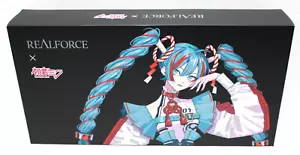 Topre REALFORCE GX1 Hatsune Miku English Rayout TenKeyless KB0772 KB0772 USB - Picture 1 of 12