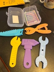 5 Pack Baby Teething Toys In Tool Shapes - Picture 1 of 2