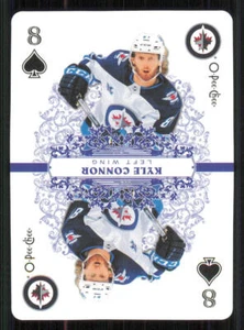2022-23 O-Pee-Chee Playing Cards #8SPADES Kyle Connor - Picture 1 of 2