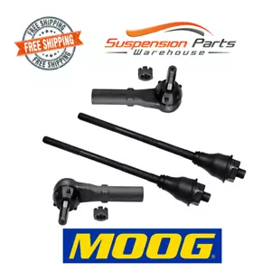 MOOG Steering Tie Rods Inner Outer Set For Chevrolet GMC Hummer 2000-2007 - Picture 1 of 2