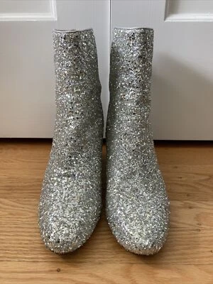 J Crew Leather Sadie Ankle Boot In Glitter, J Crew Boots, Boots, J Crew - Image 1 of 4