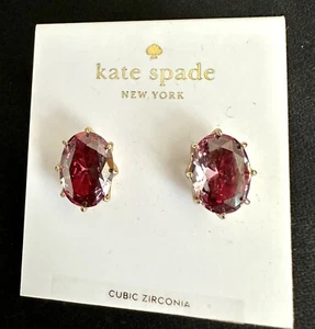 Kate Spade Berry Cubic Zirconia Post Earrings - Picture 1 of 3