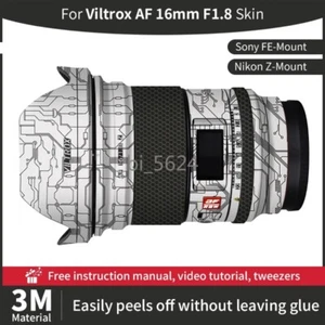 Pegatina antiarañazos para lente de cámara para Viltrox 16 mm piel AF F1.8 película protectora - Imagen 1 de 38