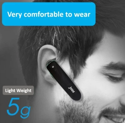 Bluetooth 5.0 Headset Super Light Weight - Connect up to 2 Devices - Image 1 of 4