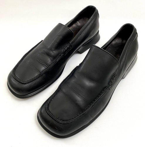 Mocassini slip on Coach Theo uomo 11 5 D in pelle nera italiana