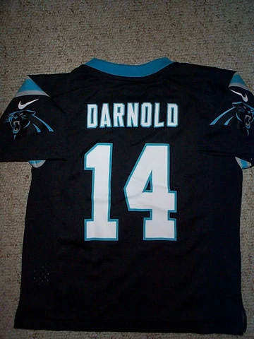 *IRREGULAR* Carolina Panthers SAM DARNOLD nfl NIKE Jersey YOUTH KIDS BOYS (5-6) Cover