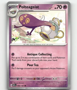 Pokemon - Polteageist 098/197 - Obsidian Flames - Imagen 1 de 1