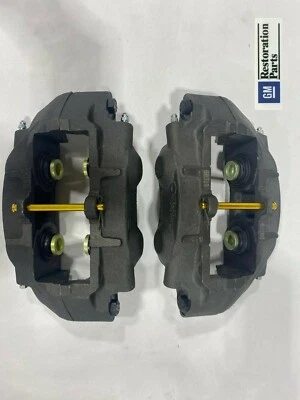 Corvette Rear Caliper Set with Lip Seals New GM Licensed DELCO MORAINE 1965-82 - Image 1 of 4
