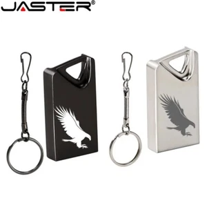 Metal USB Flash High Speed Pen Drive 64G Free Customized Logo and Free Key Chain - Afbeelding 1 van 10