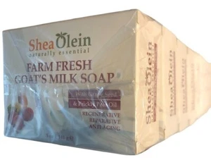5 Pack - Shea Olein FARM FRESH GOAT'S MILK SOAP - Picture 1 of 5