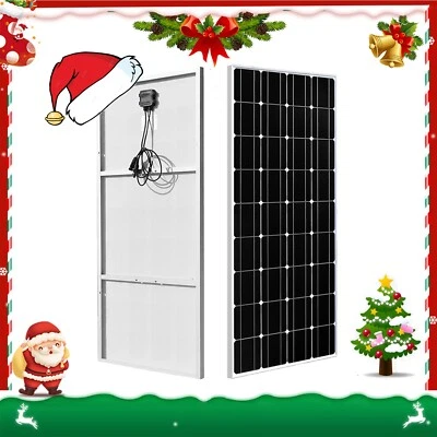 100W Solarpanel Solarmodul 12V/18V Monokristallin für 12V Solarpanel-Kit DE - Bild 1 von 4