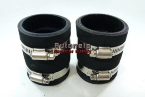 Radiator Rubber Hose 2" Sleeve Adapter 1 1/2" Reducers Universal Street Hot Rod - Foto 1 di 2
