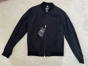 HUGO BOSS JACKET BLACK SLIM FIT ALL SIZES NEW RRP £349 - Picture 1 of 4