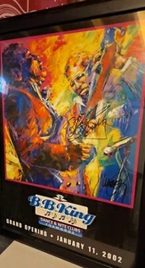 B.B. POSTER INCORNICIATO KING AUTOGRAFO 27" X 21" FOXWOODS CASINO JAZZ CLUB 2002 - Foto 1 di 21