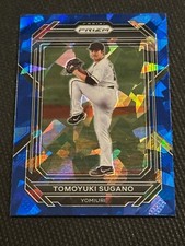 2023 Panini Prizm Tomoyuki Sugano BLUE CRACKED ICE Prizm #192