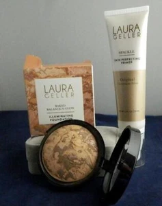 LAURA GELLER BUNDLE Spackle (Champagne Glow) + Illuminating Foundation (medium) - Picture 1 of 1