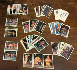150 VTG 1990 WWF Classic Wrestling Trading Cards Lot Hulk Hogan Wrestling WWE - Picture 1 of 9