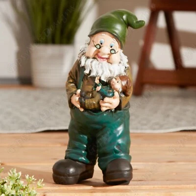 Grandpa Gnome Garden Statue Figurine Table Sculpture Yard Patio Home Art Decor - Image 1 of 4