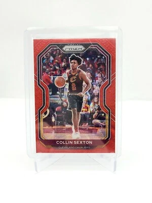 Collin Sexton 2020-21 Panini Prizm Ruby Wave Prizm Parallel #225 Cavaliers  - Image 1 of 2