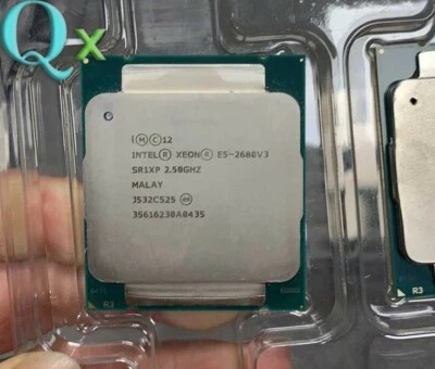 Intel Xeon E5-2680 V3 LGA 2011-3 Server  CPU Processors SRIXP 2.50GHz 12 Core - Image 1 of 2