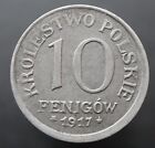 10 Fenigow 1917 F - Poland Y#6 iron coin - German occupation -#10197