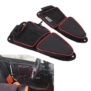 porte laterali anteriori tasche portaoggetti per Polaris RZR XP 4 1000 Turbo S 900 - Foto 1 di 12