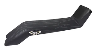 Hydro-Turf Seat Cover for Kawasaki X2 1986-1995 Black Suede/Black CF/White Em - Picture 1 of 6