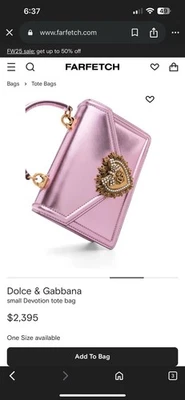 Mini Bolso Dolce & Gabbana DG Perla Logo Corazón Cuero Devoción Foto 1 de 4