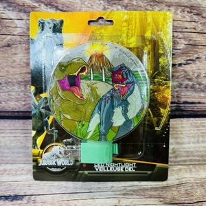 Jurassic World Park LED Dinosaur Volcano Plug-in Night Light T-Rex New! - Picture 1 of 3