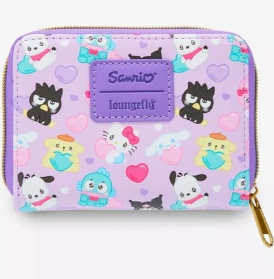 Loungefly Sanrio Hello Kitty And Friends Hearts Mini Zipper Wallet NWT - Image 1 of 4