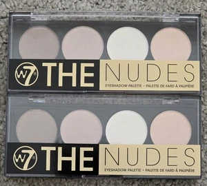 2x W7 Naked Nude Eye Shadow Palette Set Brown Cream Beige Natural Highlight New - Picture 1 of 4