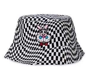 Disney Parks Alice im Wunderland Fischerhut weiß Kaninchen für Erwachsene neu Etikett - Bild 1 von 4
