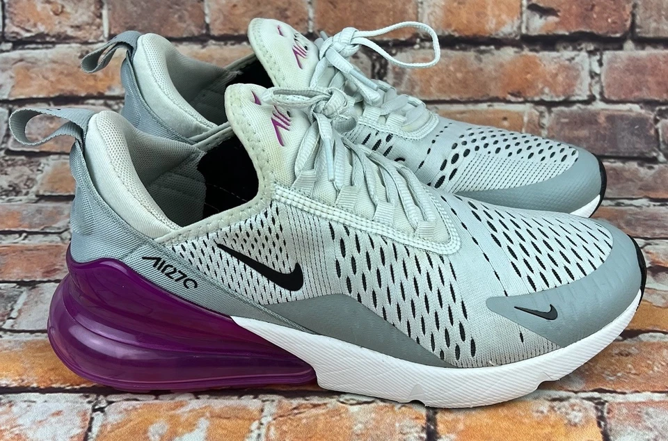Zapatos para mujer Nike Air Max 270 apenas gris fucsia brillante AH6789 004 talla 8,5 Foto 1 de 4