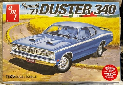 NUEVO Kit Modelo Skill 2 1971 Plymouth Duster 340 Modelo Escala 1/25 por AMT SELLADO Foto 1 de 4